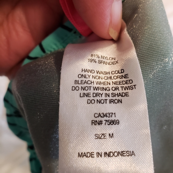 Betsey Johnson Bikini Size M Green - Picture 6 of 8